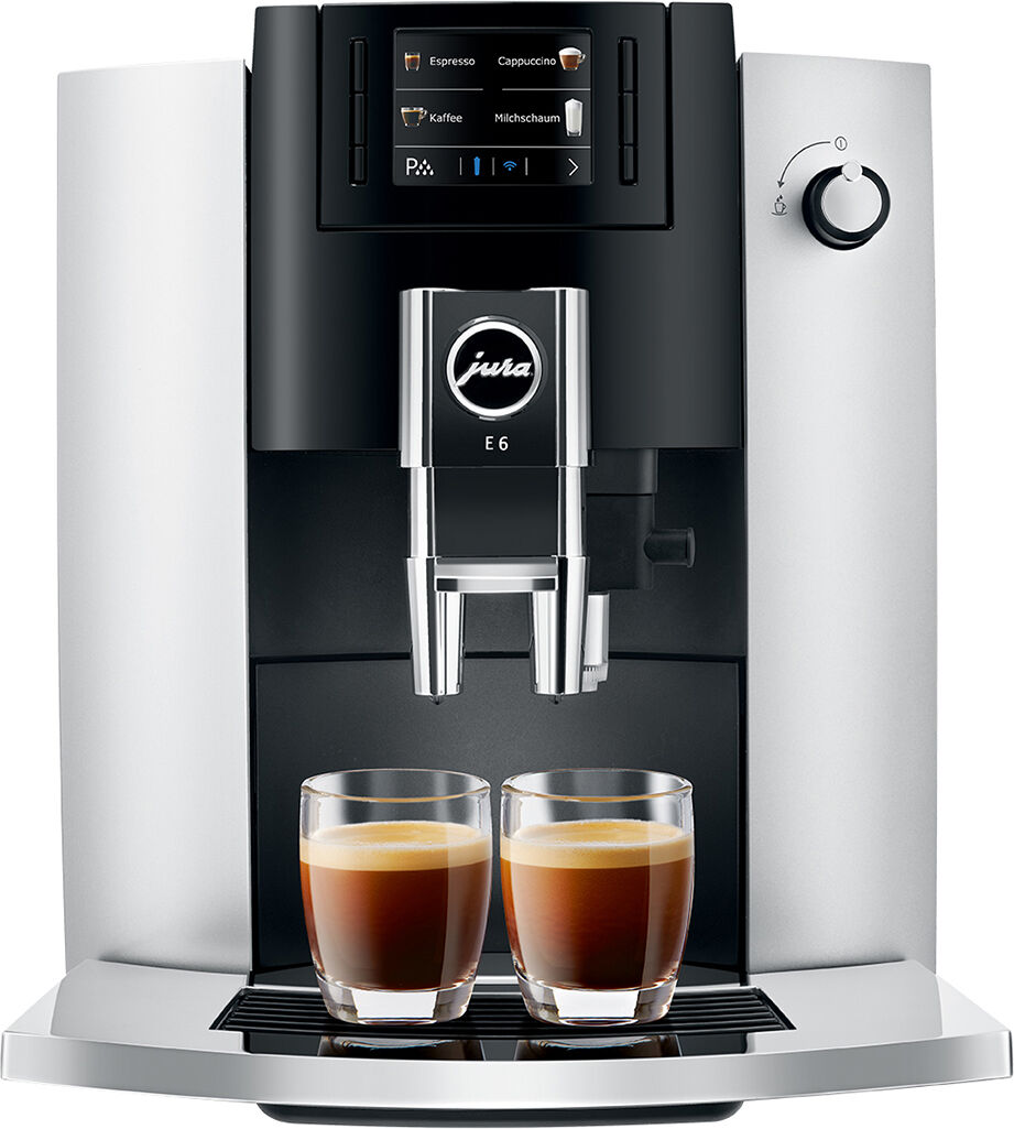 Jura 15342 E6 Coffee Machine - Platinum/Black