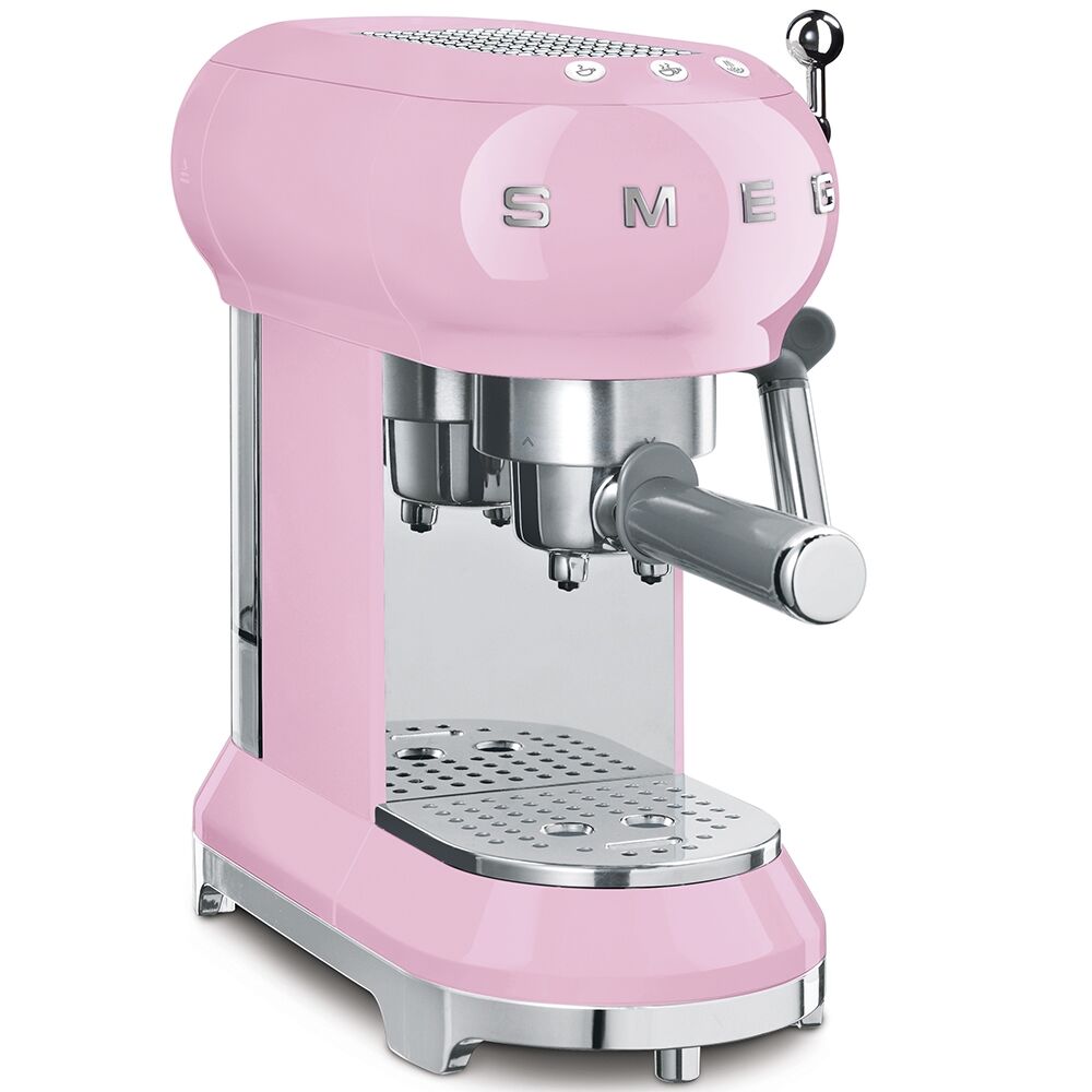 Smeg ECF01PKUK Espresso Coffee Machine-Pink