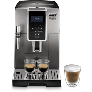 DeLonghi Dinamica ECAM359.37.TB MACCHINA CAFFÉ AUTOMATICA, Titanio e nero