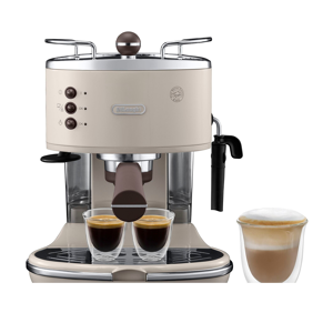 DeLonghi MACCHINA CAFFÈ ESPRESSO  Icona Vintage ECOV311.BG, 1100 W, beige/marrone