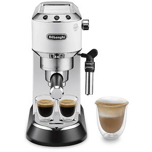 DeLonghi MACCHINA CAFFÈ ESPRESSO  Dedica EC685.W, 1350 W, BIANCO OPACO