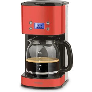 Ⓜ️🔵🔵🔵 H.Koenig MG30 Rossa - Macchina per caffè americano, Rossa e inox, vetro e inox,