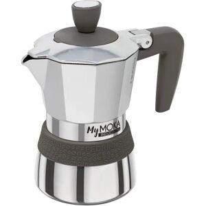 Pedrini MyMoka induction Caffettiera 2 tazze Tortora