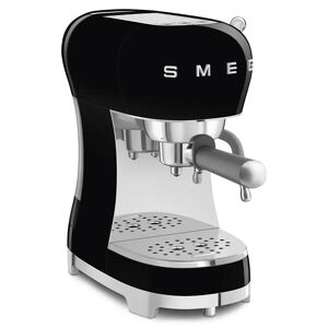 SMEG Macchina da Caffè Espresso Manuale 50's Style – Nero LUCIDO – ECF02BLEU