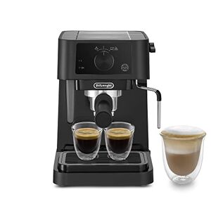 DeLonghi , Macchina Da Caffè Espresso Manuale, Cappuccino System, 2 tazze, Nero