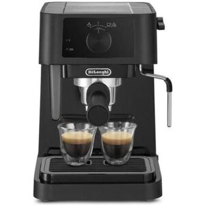 DeLonghi Ec235.Bk Stilosa Macchina Da Caffe` A Pompa Potenza 1100 W Capacita` 1 Litro Montalatte Per Cappuccini Nero