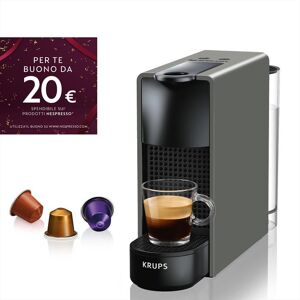 Krups Xn110bk Essenza Mini Nespresso-intense Grey