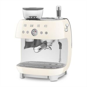 smeg macchina caffè espresso e macinacaffè egf03creu-crema