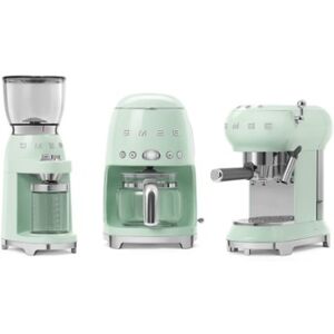 smeg cgf01pgeu macina caffé macinacaffè elettrico 150 w verde (cgf01pgeu)