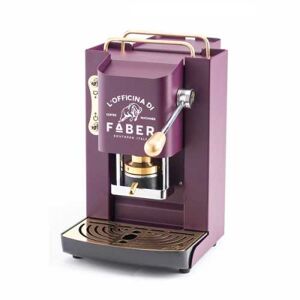 faber macchina da caffe' a cialde pro deluxe violet