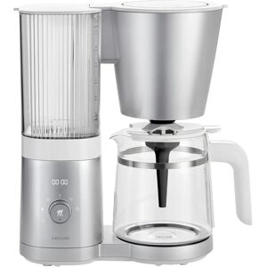 ZWILLING Enfinigy Macchina da caffè a filtro, 1,5 l, bianco-acciaio