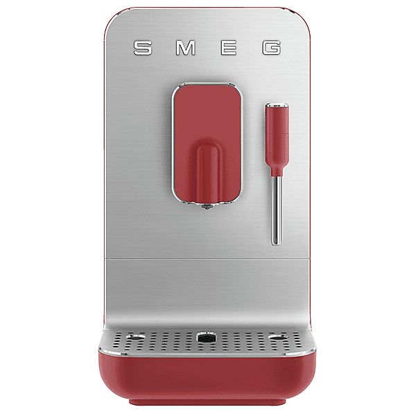 smeg bcc02rdmeu macchina caffÉ automatica, rosso opaco