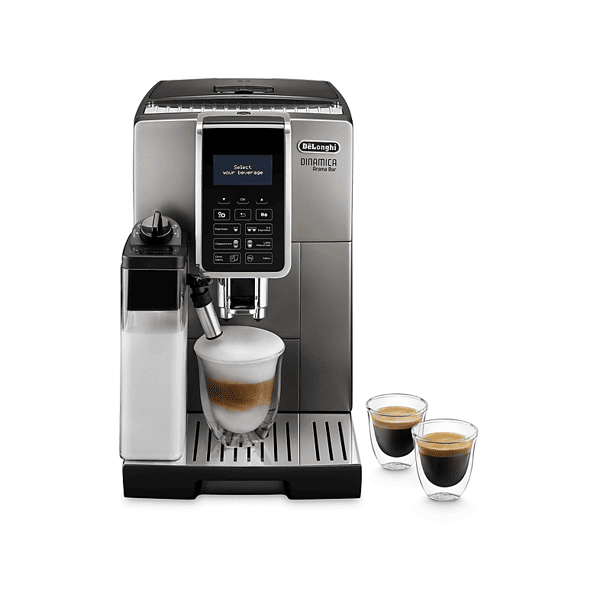 delonghi dinamica ecam359.57.tb macchina caffÉ automatica, titanio e nero