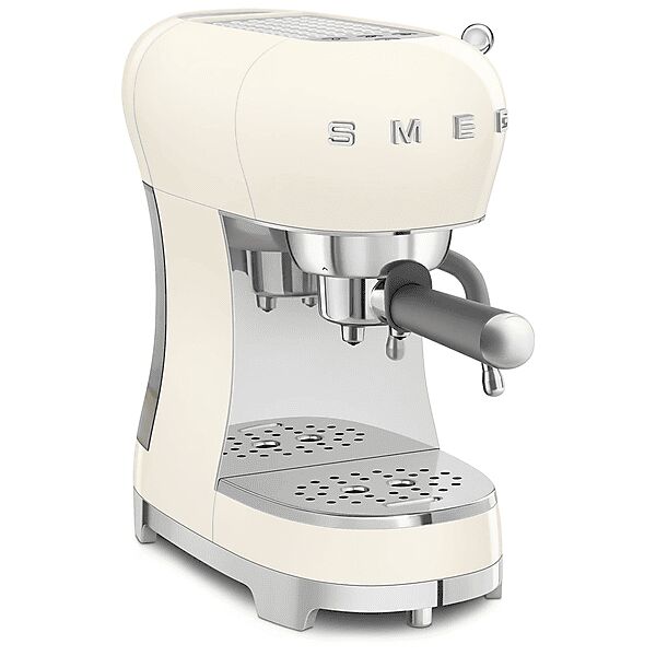 smeg macchina caffÈ espresso  ecf02creu, 1350 w, crema