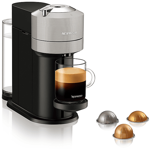 krups vertuo next xn910b macchina caffÈ capsule, grigio chiaro