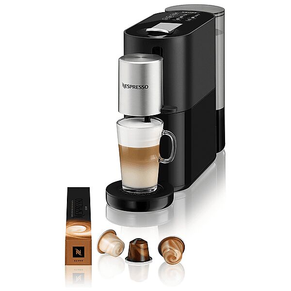 krups nespresso atelier xn8908k macchina caffÈ capsule, nero