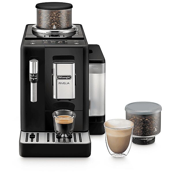 delonghi rivelia exam440.35.b macchina caffÉ automatica, nero (onyx black)