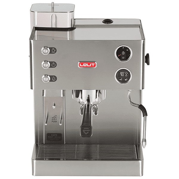 lelit macchina caffÈ espresso  kate, 1200 w, acciaio satinato