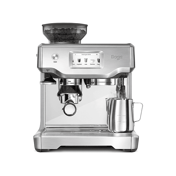 sage the barista touch macchina caffÉ automatica, brushed stainless steel