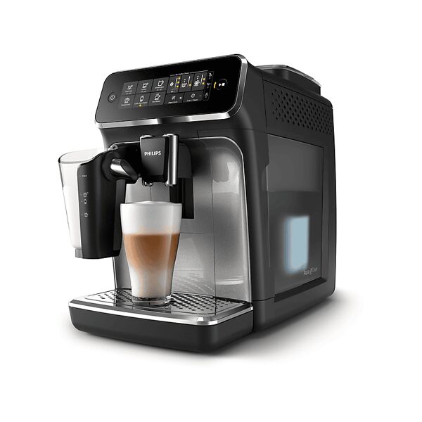 philips series 3200 lattego ep3246/70 macchina caffÉ automatica, nero, argento