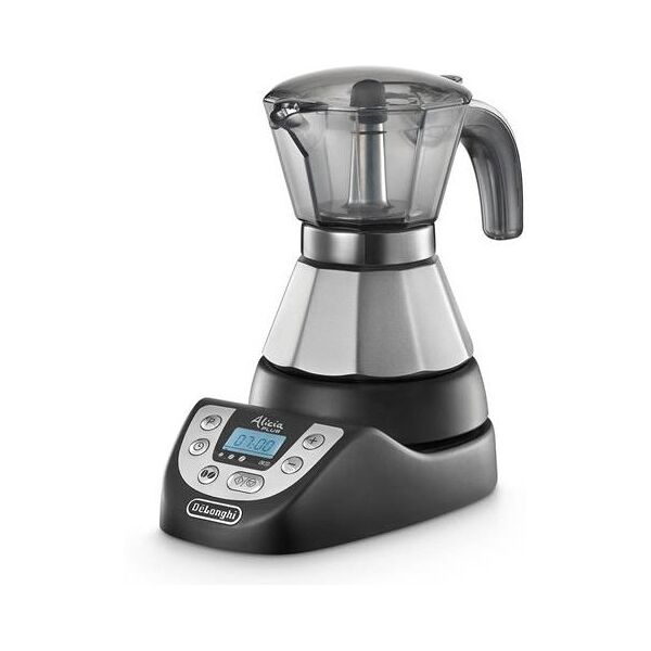 delonghi moka elettrica 1/2tazze funz.orzo nera emkp21b