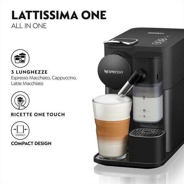 delonghi new lattissima one nespresso en510.b-nero