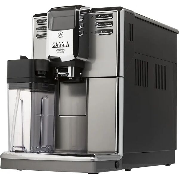 gaggia r18762/01 macchina da caffè automatica espresso con macinacaffè e cappuccinatore caffè in grani colore inox - r18762/01 anima prestige
