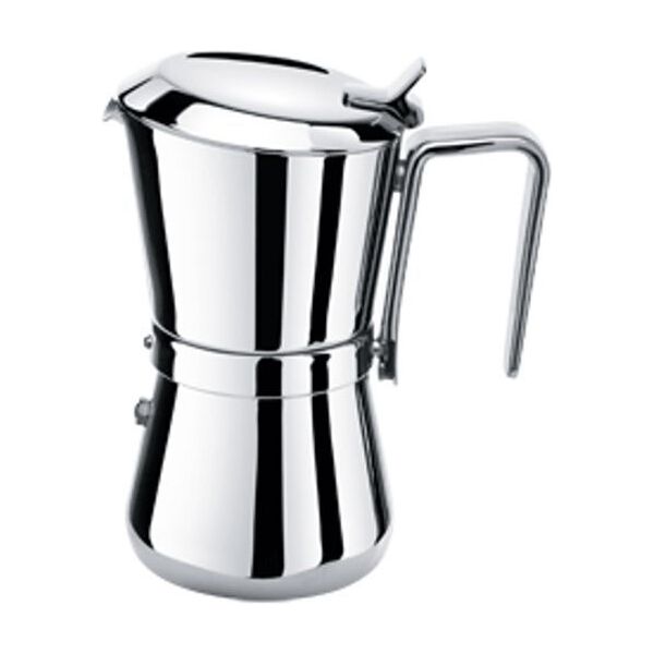 giannini 3003010 caffettiera 3 tazze moka in acciaio inox coperchio salvagoccia - 3003010 giannina family