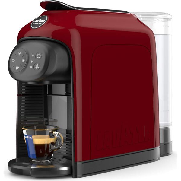 18000278 idola - macchina caffé espresso capsule lavazza a modo mio selettore touch colore rosso