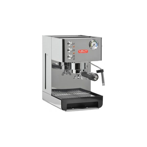 lelit pl41em anna pl41em macchina caffè cialde e caffè macinato in polvere espresso manuale con erogatore di vapore 1 o 2 tazze colore acciaio