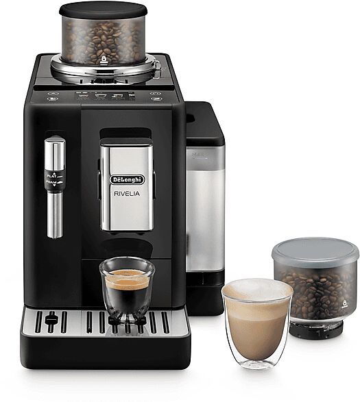 DeLonghi Rivelia EXAM440.35.B MACCHINA CAFFÉ AUTOMATICA, Nero (onyx black)