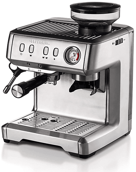 Ariete MACCHINA CAFFÈ ESPRESSO  METAL CON MACINA, 1600 W,