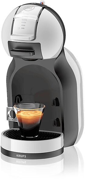 Krups Mini Me KP123BK MACCHINA CAFFÈ CAPSULE, Grigio/nero