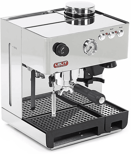 LELIT MACCHINA CAFFÈ ESPRESSO  ANITA, 1000 W, Acciaio