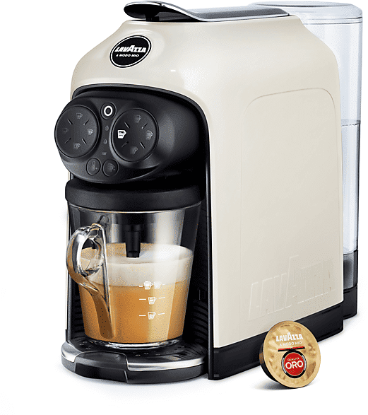 LAVAZZA DESEA WHITE CREAM MACCHINA CAFFÈ CAPSULE, BIANCO