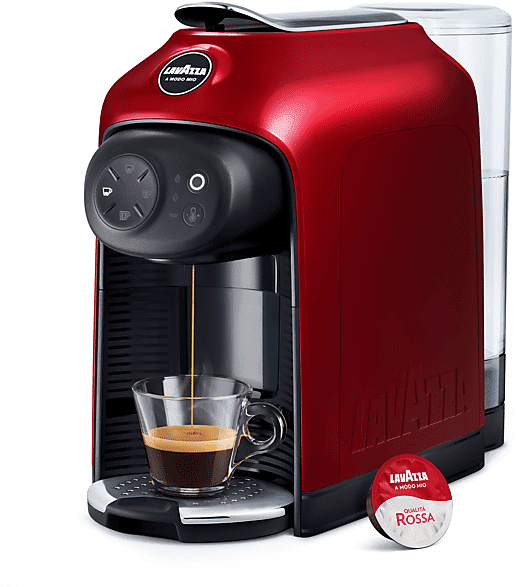 LAVAZZA LM IDOLA RED FIRE MACCHINA CAFFÈ CAPSULE, ROSSO