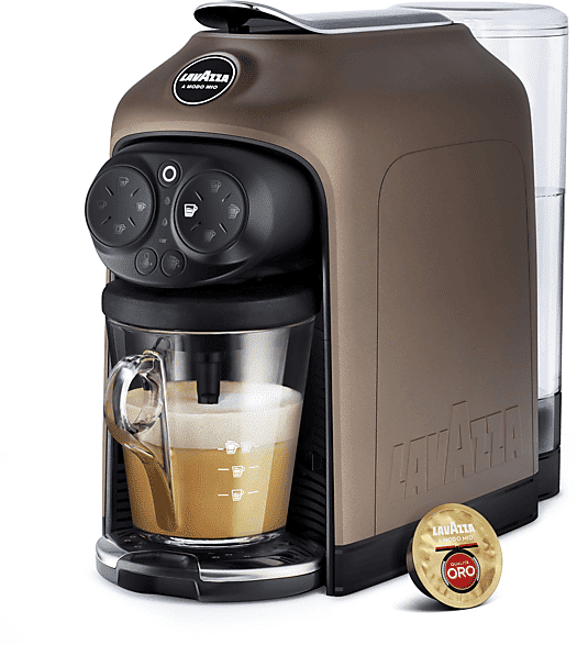 LAVAZZA DESEA BROWN WALNUT MACCHINA CAFFÈ CAPSULE, MARRONE NOCE