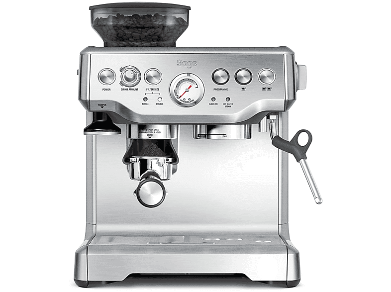 SAGE THE BARISTA EXPRESS MACCHINA CAFFÉ AUTOMATICA, BRUSHED STAINLESS STEEL
