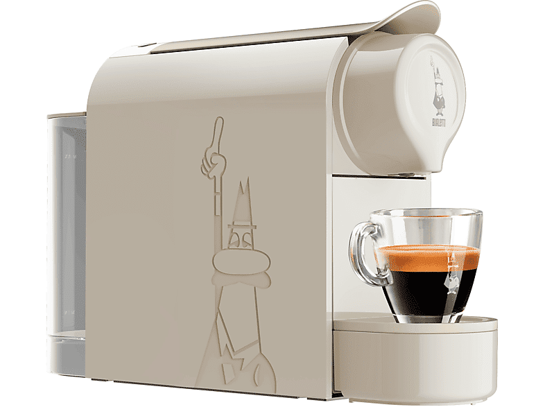 Bialetti GIOIA RESPONSIBLE MACCHINA CAFFÈ CAPSULE, Panna