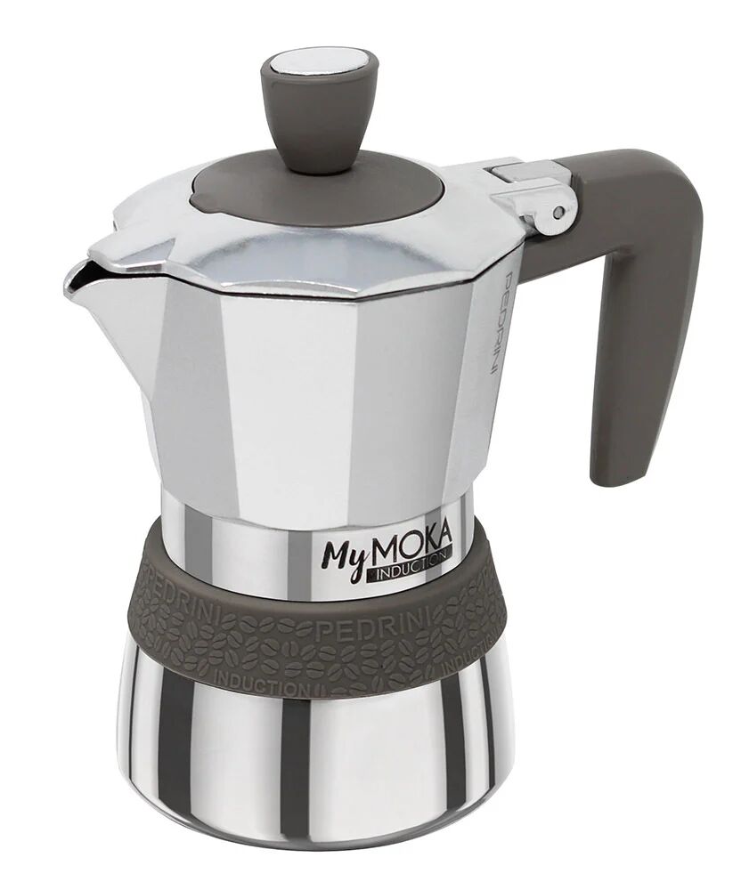 Pedrini MyMoka induction Caffettiera 2 tazze Tortora