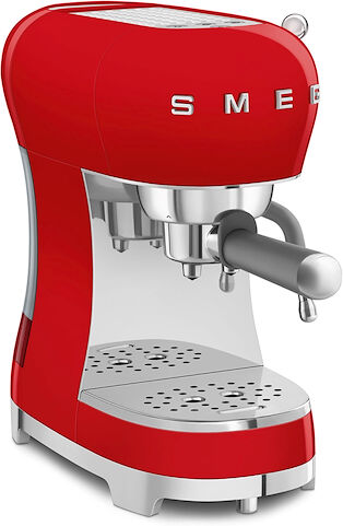 SMEG MACCHINA CAFFE&apos; ESPRESSO ROSSA ECF02REU SEL