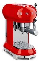 SMEG Macchina Da Caffe 50's Style Rosso Ecf01rdeu