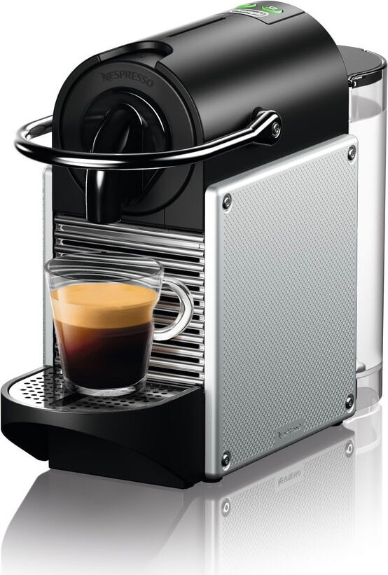 DeLonghi En124.S Macchina Caffè Espresso Manuale Sistema Di Ricarica Capsule Nespresso Colore Nero / Argento - En124.S Pixie