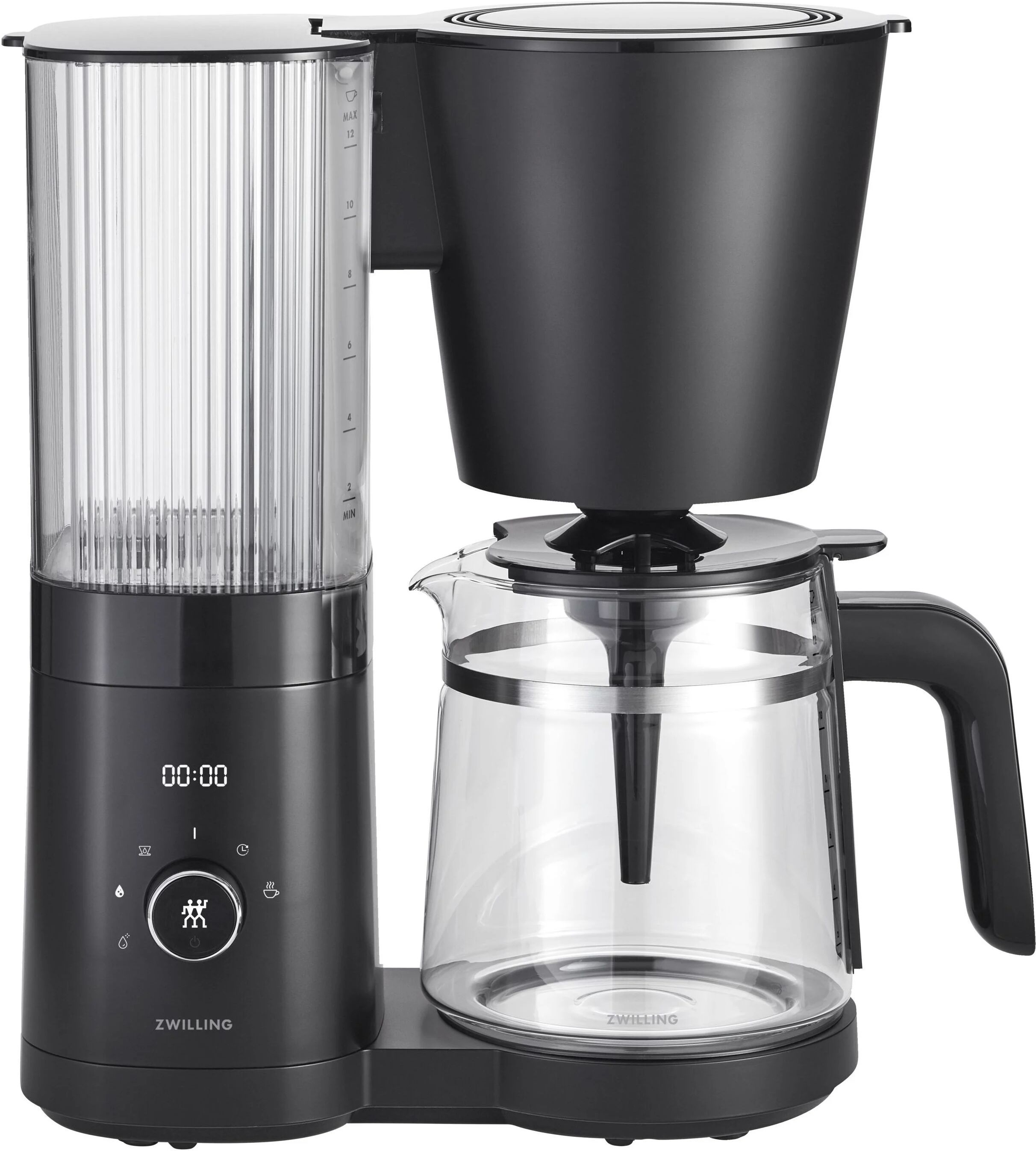 ZWILLING Enfinigy Macchina da caffè a filtro, 1,5 l, nero