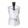 Lucavo Italiaanse Koffiepot Bialetti Moka Express Zilverkleurig Aluminium Metaal 60 ml 1 Kop