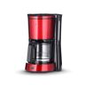 Severin Koffiezetapparaat "Type" met glazen kan, aromatische, snelle en stille gezette koffie met het koffiezetapparaat voor maximaal 10 kopjes, filterkoffiezetapparaat, rood, KA 4817
