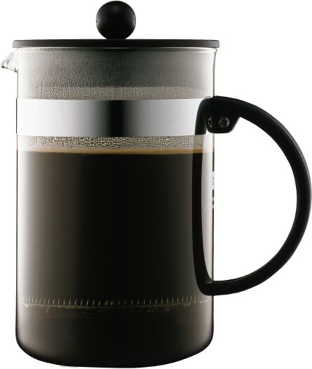 Bodum BISTRONOUVEAU Cafetière, 12 kops, 1.5 l Zwart