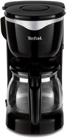 Tefal Koffiezetapparaat Mini CM340811, met glazen kan, edelstaal/zwart  - 29.99 - zilver