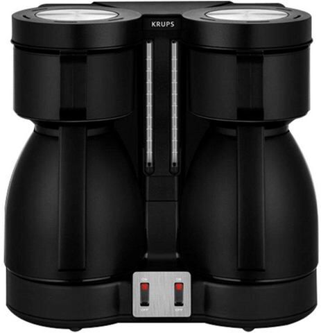 Krups Duo-Koffiezetapparaat Duothek KT8501, met 2 thermoskan, zwart  - 131.03 - zwart