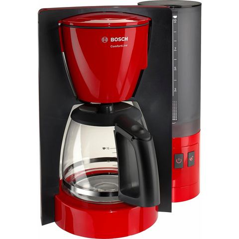 Bosch Koffiezetapparaat ComfortLine TKA6A043, met glazen kan, zwart  - 39.51 - rood